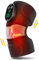 Soporte de rodilla calentado inalámbrico para rodilla, hombro, codo, soporte de rodilla con vibración para relajarse, rodilla y hombro, codo, 3 intensidad y temperatura ajustables, negro a gris