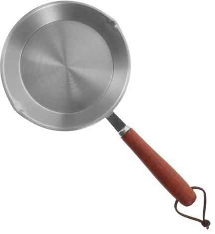 Garneck Poêle Antiadhésive Acier Inoxydable Mini Légère Et Polyvalente Pour Omelettes Et Cuisson Au Quotidien