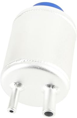 Saluaqui Amélioration du Réservoir de Réservoir de Fluide de Direction Assistée avec Construction en Aluminium - Stockage Résistant aux Fuites Peut pour la Direction Stable - Compatible avec &