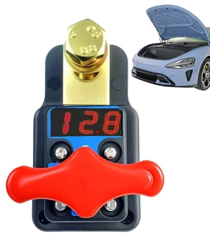 Disjoncteur de batterie pour véhicules automobiles, écran numérique 12 V-24 V pour interrupteur de commande de courant, outil de contrôle des batteries automobiles - Pour stationnement à long terme