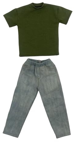 DXEHSEUY Juego de 2 figuras de acción de 1/6, ropa de muñeca para figura de acción masculina de 12 pulgadas