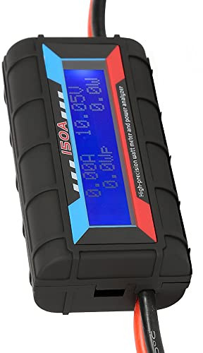 ANGGREK Wattmètre de Haute Précision 150A, écran LCD, Analyseur de Tension et de Courant pour les Projets de Loisirs RC et d'alimentation