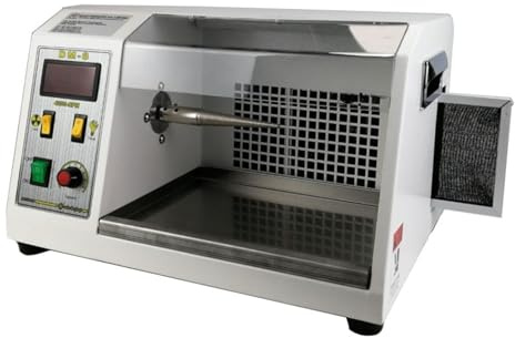 Jewelry Polisher, DM-8 High Speed Frequency Conversion Strong Suction Bench Polisher Lathe Jewelry Tool Buffing Machine Polishing