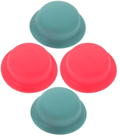Gadpiparty Lot de 4 Capuchons en Silicone pour Poignées de Couvercles de Casseroles, Protection la Chaleur, Universels, Adaptés aux Cocottes en Fonte, Accessoires Pratiques Cuisine