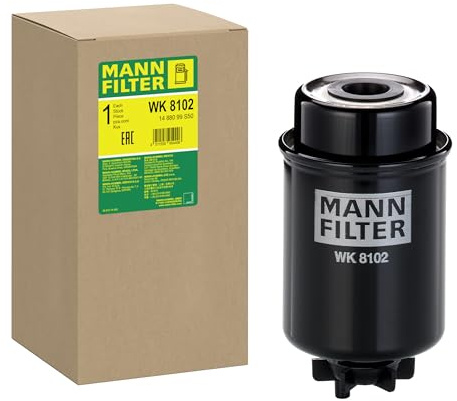 MANN-FILTER WK 8102 Kraftstofffilter - für Off-Highway Anwendungen | Für Off-Highway, Schutz des Kraftstoffsystems, Injektorschutz, Zuverlässige Kraftstoffversorgung, Echte OE-Technologie
