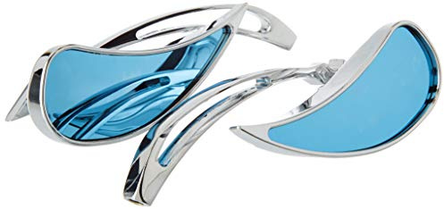 A-Pro Manillar Espejo par Motocicleta Custom M8 Cromo Chrome DX + SX