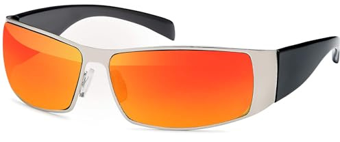 Men's Sunglasses Pilot Glasses Sprotlich - Red, Unisex, one size