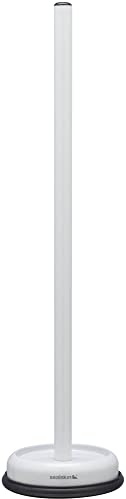 Sealskin Acero Reserverollenhalter, Toilettenpapierhalter zur Aufbewahrung von bis zu 4 Rollen Toilettenpapier, freistehend, ohne bohren, Toilettenrollenhalter aus Edelstahl, Farbe: Weiß