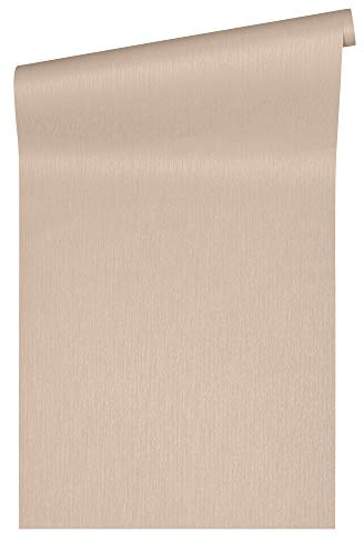 A.S. Création Uni-Vliestapete in Putzoptik – Beige, Creme – 10,05 x 0,53 m | Urbane Putzoptik als Akzentwand – matte Strukturtapete, ansatzfrei & spurlos abziehbar – für Wohnzimmer & Schlafzimmer