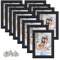 PETAFLOP 12er Set Bilderrahmen Schwarz 13x18 cm – Fotorahmen für Wand- und Tischdekoration, Perfekt für Zuhause, Büro, Galerie