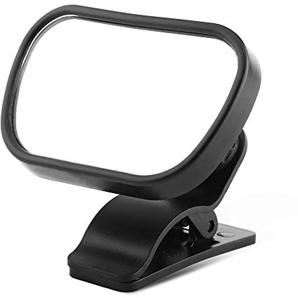 Universal verstellbarer Auto Baby Kind R¨¹cksitz R¨¹ckspiegel Sicherheitsspiegel Mit Saugnapf und Clip Schwarz Packung mit 1 St¨¹ck , automobiles Exterieur