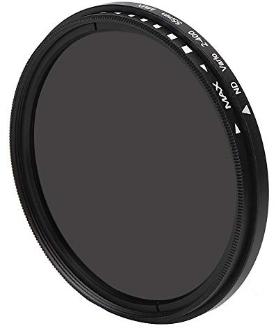 Sxhlseller 55mm ND Filter with Storage Box, 55mm Neutral Density Lens ND Filter for Canon/Nikon/Sony/Pentax/Olympus/Fuji Camera Lens, Photography Accessories