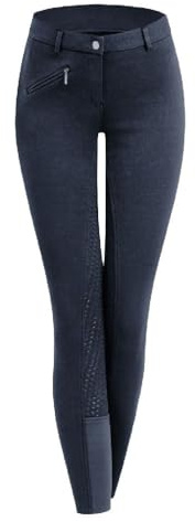 Carly Capples Reithose Easy Start mit Silikon-Vollbesatz (DE/NL/SE/PL, Numerisch, 40, Regular, Regular, Nachtblau)