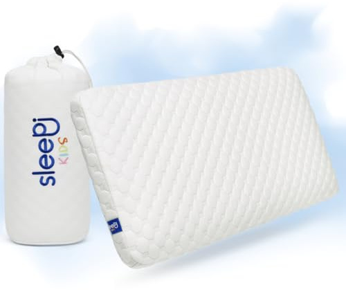 sleepi® Kids Comfort | Comfort Nackenstützkissen für Kinder ab 3 Jahre | 60 x 30 x 7cm | ergonomisches Kinderkissen | Orthopädisches Kissen | Kindernackenstützkissen