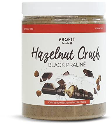 PROFIT - Crema de avellanas sabor praliné - 250 gramos - Con avellanas 100% naturales y cacao desgrasado - Textura cremosa y uniforme - Sin azúcares añadidos ni aceite de palma - Libre de gluten.