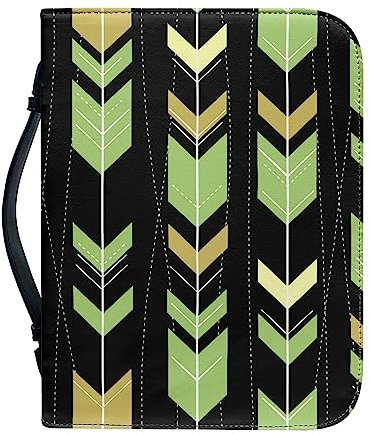 Kuiaobaty Green Woodland Arrow Buchhülle für Notebook, Kunstleder, 19,1 x 25,4 cm, Geschenk für Männer, Frauen, Kinder, 4 Größen