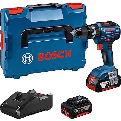 Bosch GSB 06019H530B GSB - Taladro atornillador de impacto (2 x 5,0 Ah, GAL 18V-40,L)