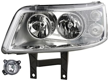 Johns, Scheinwerfer Halogen passend für VW Transporter T5 03-10/2009 H7 H1 Li. + Nebel