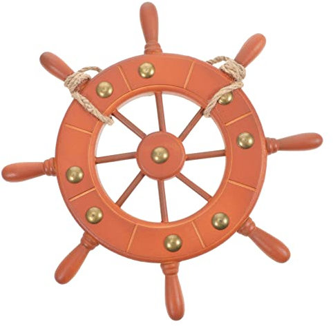 Abaodam Mediterrane Hängende Ruderdekoration Wandschmuck im Maritimen Stil für Zuhause und Riegel Steuerrad Kinder