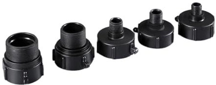 IBC Tank Adapter 60mm to 1/2'' 3/4'' 1'' 2'' Fine Thread Water Pipe Connector BSP Male Reducing Fittings 1Pcs (Color : 1 inch)
