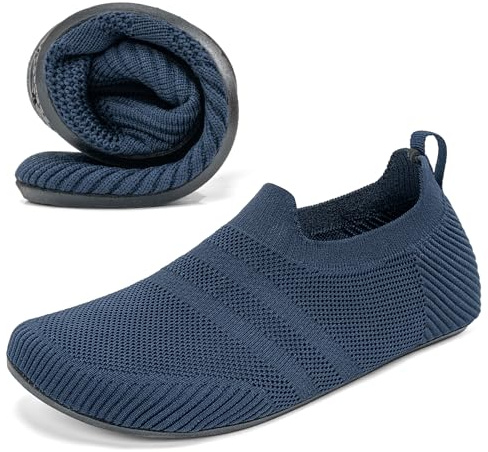 KOWAYI Tofflor män ventilerande tofflor kvinnor barfotaskor unisex, 1321 mörkblå, 42 EU