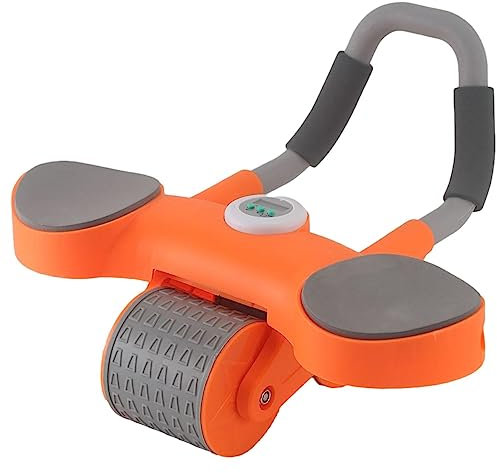 Bauch-Roller, Krafttraining, Rumpf-Trainingsgerät mit dicker Kniepolster-Matte, 2 Räder, Bauchmuskel-Roller, häuslich, leise, rutschfest, für Körper-Fitness, Krafttraining, Heimtraining