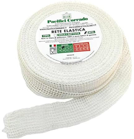 Pacifici Corrado© - Rete per arrosti da 70 mt | Quadri 10 Ø 60/70 | elastica idonea alla cottura senza cuciture