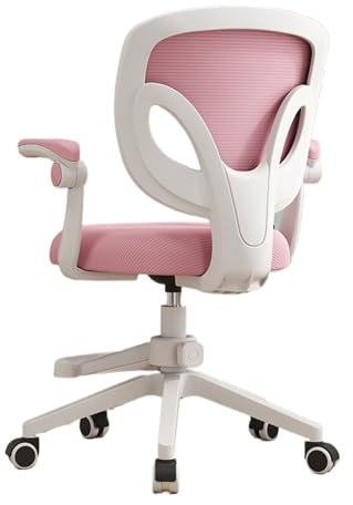 Linmeas-753 Ergonomischer Kinder-Bürostuhl, Kinder-Studienstuhl, Kinder-Schreibtischstuhl, Taillenstützfunktion for Zuhause/Schule/Büro (Color : Pink)