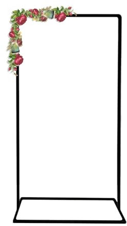 LIYI929GP Quadratisch Hochzeit Bogen, Square Hochzeitsbogen Metall Ständer Ballon Bogen Stander, Quadratischer Torbogen Hochzeit Ballonbogen Hochzeit Hintergrund Ausstellungsständer, Stabile Basis