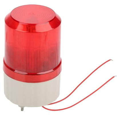 Spia Sirena Alarma 220V Strobo Rotante Luci Rosse Allarme Sonoro e Luminoso per 1081J, Spia per Cabina 12V Interruttore a Galleggiante a Sfera Stroboscopi
