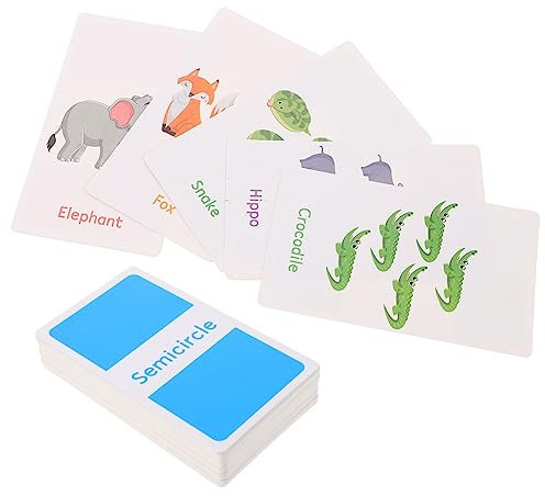 KOMBIUDA Tarjetas Didácticas De Números Juguetes Educativos De Aprendizaje Tarjetas Sensoriales