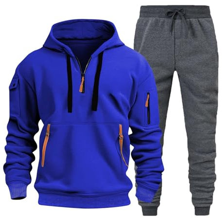 BGFIPAJG Tuta Sportiva Uomo Nera Blu per Bambino 8 Anni, Tuta da Neve, Lavoro Giardinaggio, Ricamata, di Jeans, da Ciclismo Invernale