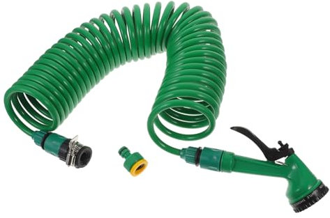 BUGUUYO 10m Tuyau Arrosage Rétractable Enrouleur Flexible Et Pour Irrigation De Jardin Nettoyage De Voiture Avec Buse De Pulvérisation Intégrée Conception Pratique Pour Usage