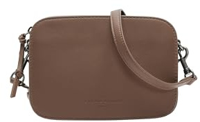 LIEBESKIND Berlin Umhängetasche „Luka“ – Cross-Body Bag aus Leder mit verstellbaren Schulterriemen – kleine Schultertasche, Fächer mit Reißverschluss – Shoulder Bag