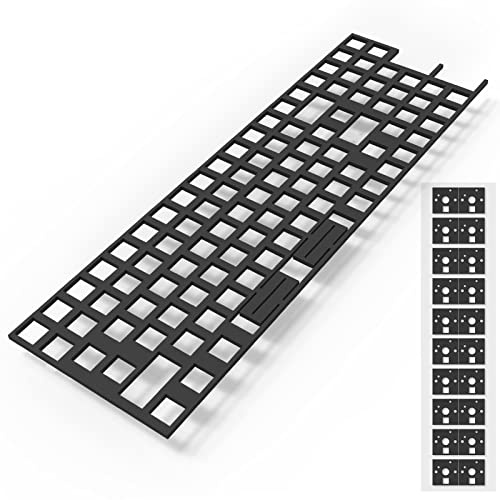 RunJRX Poron Keyboard PCB Foam 96 Layout, Poron Switch Pads 120Pcs et Keyboard Sound Dampeners pour Clavier personnalisé