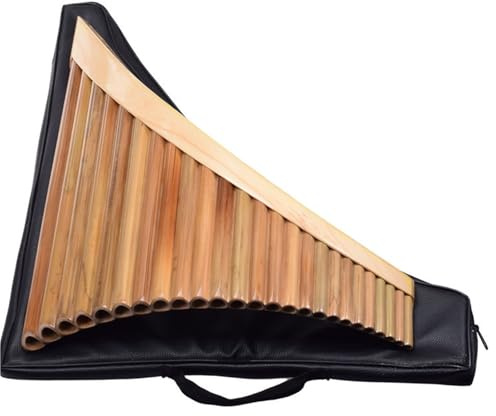 Panflöte Konzert 25-Pfeifen-Profi-Performance-Bitter-Bambus-Panflöte G/C-Performance-Blasinstrument(C)
