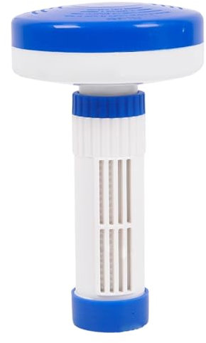 Bromo Floater Floater Hot Bail, Bañera de hidromasaje de Cloro PVC Ajustable PVC con Escala Dispensador de Cloro Flotante multipropósito para Piscina, SPA y más