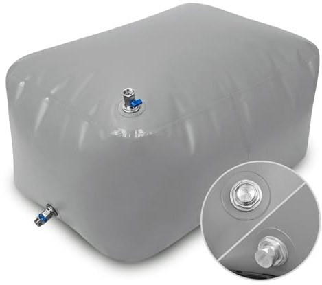 Water Storage Bladder for Drinking, TPU Water Bladder Tank, No BPA & PVC Portable Collapsible Flexible Container for RV Camping, Emergency Water Supply & Irrigation, Food-grade Materials, 100 Gallon