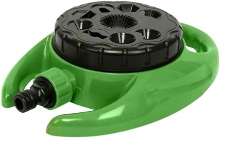 Oscillant Arroseurs pour Jardin, 22,5×15,5×5,2cm ABS Arroseur Multifonction De Jardin, Rotatif Et Réglable Selon 9 Modes, Adapté Aux Pelouses, Cours, Jardins Et Champs