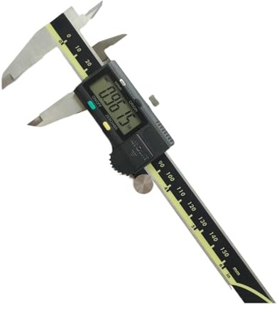 Calibro 0-12 pollici 0-300 mm IN/MM Precisione 0,01 mm Misurazione elettronica Strumenti in acciaio inossidabile(0-300MM 500-193-20)