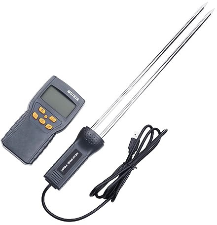 Igrometro Professionale Misuratore digitale della temperatura'umidità del grano Display LCD Tester'umidità Rivelatore'igrometro del test del mais del grano
