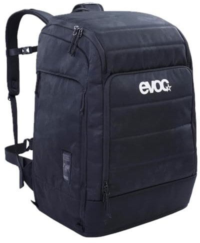 EVOC GEAR BACKPACK 60 resryggsäck, vandringsryggsäck (stabil ryggsäck med stövelfack, trekkingryggsäck med organiseringsfack, extra bred höftrem och stabilt grepp, volym: 60 l), svart