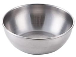 LuMOUzhou Piatti rotondi in acciaio inox, piatti di Set di 5 o 10 piattini in acciaio inox (10 pezzi per lotto)