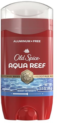 Old Spice Red Zone Long Lasting Stick Deodorante, Aqua Reef Profumo Di Uomini, 3 Oz 90 millilitri