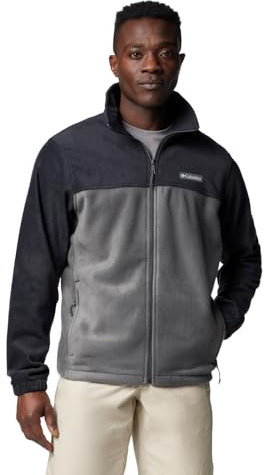 Columbia Steens Mountain Full Zip 2.0, Giacca in pile Uomo, Black/Grill, S