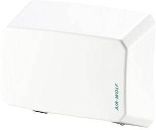 AIR-WOLF Händetrockner, B 30, Edelstahl, weiß, Serie B | HxBxT 216 x 275,5 x 100 mm, weiß