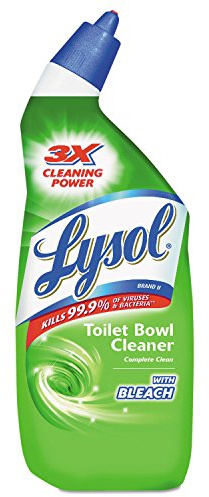 Lysol Complete Clean Toilet Bowl Cleaner with Bleach, 24 Ounce