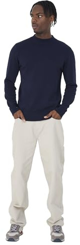BRAVE SOUL Mens Turtle Neck Jumper
