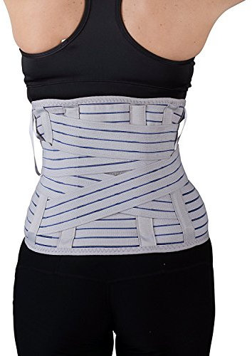 SOLES Tutore Posteriore Lombare Supporto Lombosacrale Corsetto Regolabile e Traspirante Unisex Riduce il Mal di Schiena, Supporta la Forza del Tronco Design Confortevole, Beige, X Piccolo/Piccolo