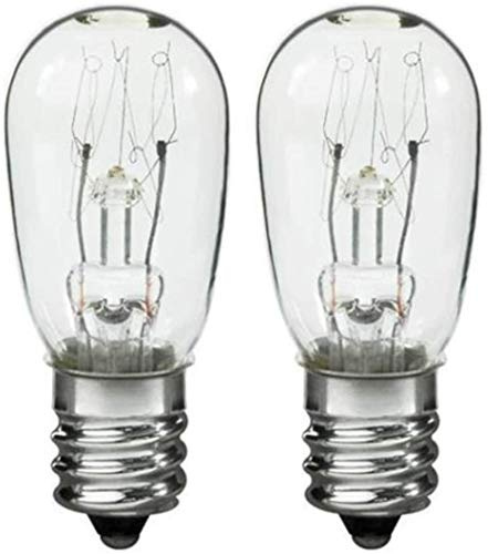 EFP Light Bulb for General Electric Dryer WE4M305 Replaces 1063664, AH960329, AP3794707, EA960329, PS960329, WE04X0718, WE4X719 | 10 Watts, 120 Volts GE Dryer Light - Includes 2 Bulbs